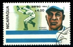 Sellos de America - Nicaragua -  serie- Jugadores de Beisbol
