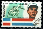 Stamps : America : Nicaragua :  serie- Jugadores de Beisbol