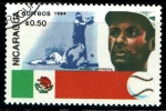 Sellos del Mundo : America : Nicaragua : serie- Jugadores de Beisbol