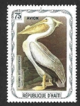 Stamps Haiti -  (C) Pel?cano Blanco Americano