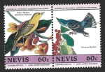 Stamps Saint Kitts and Nevis -  411 - Reinita Amarilla y Reinita Cer?lea (NEVIS)