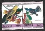 Sellos del Mundo : America : Saint_Kitts_and_Nevis : 411 - Reinita Amarilla y Reinita Cer?lea (NEVIS)