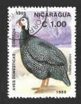 Sellos de America - Nicaragua -  1467 - Pavo de Guinea