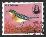 Stamps America - Paraguay -  2142 - Chipe Azul Olivo Tropical 