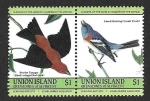 Stamps America - Saint Vincent and the Grenadines -  188a - T?ngara Rojinegra Migratoria  y Color?n Aliblanco (LA UNI?N)