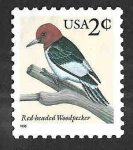 Stamps United States -  3032 - Carpintero Cabecirrojo