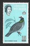 Stamps America - Saint Kitts and Nevis -  155 - Paloma Coronita