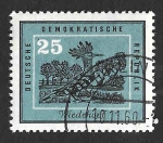 Stamps Germany -  448 - Abubilla DDR