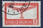 Stamps : America : Argentina :  Avion