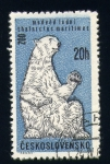 Stamps : Europe : Czechoslovakia :  Animales del zoo de Praga