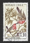 Stamps Monaco -  512 - Petirrojo Europeo