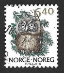 Stamps Norway -  959 - Mochuelo Boreal