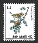 Sellos de Europa - San Marino -  778 - Reyezuelo Listado