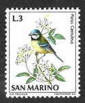 Sellos de Europa - San Marino -  779 - Herrerillo