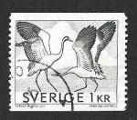 Sellos de Europa - Suecia -  751 - Grullas