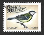 Stamps Sweden -  874 - Verderón Europeo