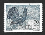 Stamps Sweden -  1119 - Urogallo Común