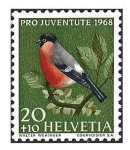Stamps Switzerland -  B379 - Camachuelo Común