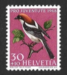 Stamps Switzerland -  B380 - Alcaudón Común