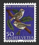 Stamps Switzerland -  B381 - Reyezuelo Listado