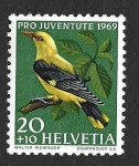 Stamps Switzerland -  B389 - Oropéndola Europea
