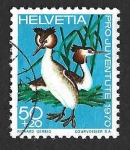 Stamps Switzerland -  B397 - Somormujo Lavanco