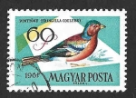 Stamps Hungary -  1428 - Pinzón Vulgar