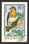 Stamps Hungary -  C339 - Petirrojo Europeo