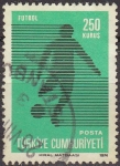 Sellos del Mundo : Asia : Turqua : TURQUIA Turkia 1974 Scott 1996 Sello Deportes Futbol usado