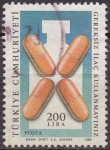 Stamps Turkey -  TURQUIA Turkia 1988 Scott 2400 Sello Salud Lucha contra las drogas usado