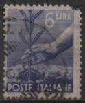 Stamps Italy -  Plantación d' Arboles