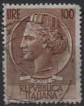 Stamps Italy -  Moneda Syracuse