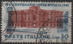Sellos de Europa - Italia -  Palacio Carignano d' Turin