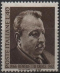 Stamps Italy -  Benedetto Croce