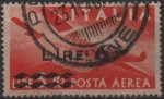 Stamps Italy -  Avión y manos entrelazadas