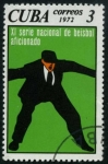 Stamps : America : Cuba :  Beisbol Aficionado