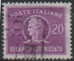 Stamps Italy -  Sellos d' entrega autorizados