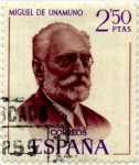 Stamps Spain -  Miguel de Unamuno