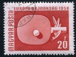 Stamps Hungary -  Campeonato Europa Tenis Mesa