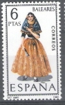 Stamps Spain -  Trajes típicos españoles.Baleares