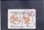 Stamps Costa Rica -  COPA DEL MUNDO FUTBOL MEXICO'86