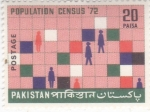 Stamps Pakistan -  Censo población'72