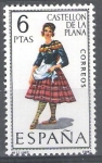 Stamps : Europe : Spain :  Trajes típicos españoles. Castellon de la Plana.