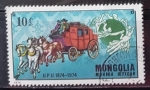 Sellos de Asia - Mongolia -  Coche correos