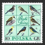 Stamps Poland -  1452 - Aves