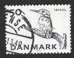Stamps Denmark -  580 - Martín Pescador Común