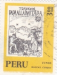 Stamps Peru -  Trabajos de campo