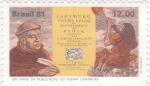Sellos de America - Brasil -  200  aniversario de la publicación del poema Caramuru