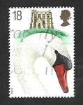 Stamps United Kingdom -  1473 - Cisne de Abbotsbury