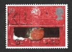 Stamps United Kingdom -  1634 - Petirrojo